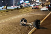 Žestok sudar u Banjaluci, sa automobila otpali točkovi (FOTO/VIDEO)