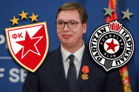 Вучић поново о "вјечитима": Партизана и Звезде не би било да нема државе