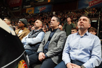 Predsjednik FIBA Evrope gleda utakmicu Srbija - Finska