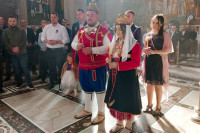 Madlen iz Austrije u srpskoj nošnji rekla sudbonosno "da" Stefanu iz Trebinja