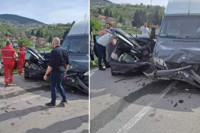 U sudaru kampera i automobila povrijeđene tri osobe