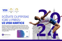 Uz NLB Visa kartice na korak bliže ljetu i Olimpijskim igrama u Parizu