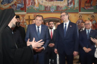 Dodik i Vučić u Žitomisliću: Podrška našem narodu i vjerujućoj zajednici