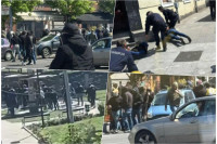 Жестока туча навијача пред вјечити дерби, летјеле и каменице