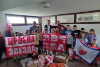 Crvena zvezda donirala knjige osnovcima iz Miloševca