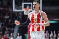 Košarkaši Zvezde ubjedljivi protiv Mege za 1:0 u polufinalu plej-ofa ABA lige