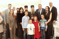 Patrijarh Porfirije kod Dodika na slavi