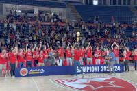Košarkašima Zvezde uručen trofej šampiona Srbije
