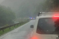 Udes u kanjonu Tijesno, zastoj u saobraćaju