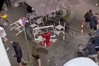 Novi incident u Gelzenkirhenu, albanski navijači napali pristalice Srbije (VIDEO)