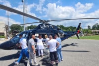 Dvomjesečna beba helikopterom prevezena iz Banjaluke u Beograd