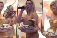 Rada Manojlović bakšiš uzima u tanjiru