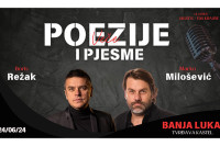 Poetsko-muzičko veče Marka Miloševića i Borisa Režaka
