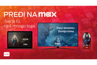Doživite više vrhunskog sadržaja – aktivirajte Max striming platformu putem m:tel-a
