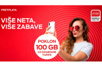 Izaberite m:tel Pretplata tarife sa dodatnih 100 GB neta na poklon