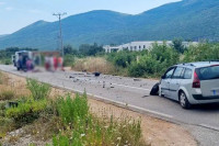 Žestok sudar u Trebinju, teško povrijeđena dva mušakrca!