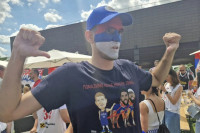Kreativni navijači Srbije pred duel sa Amerikancima