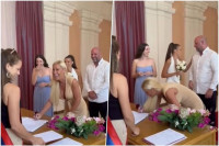 Marijana kumovala na vjenčanju bivšeg muža (VIDEO)