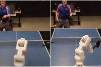 Gugl robot pobjeđuje ljude u stonom tenisu