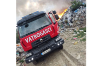 Požar na deponiji u Kotor Varošu još nije ugašen