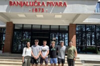 "Uživali u pivskoj tradiciji": Mladi iz Velike Britanije posjetili Banjalučku pivaru