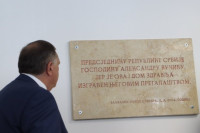 Otkrivena ploča zahvalnosti predsjedniku Srbije