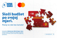 Složi budžet po svojoj mjeri  - Nova banka omogućila plaćanje na rate bez kamate