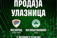 Evo gdje možete kupiti ulaznice za Borac - Panatinaikos