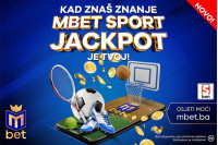 Dođi na Mbet.ba po Sport Jackpot!  Svakog mjeseca Mbet časti svoje igrače sa 2.000 KM!