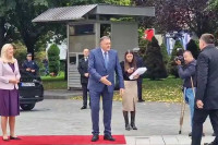 Dodik i Cvijanović dočekali Sijarta ispred Palate Republike