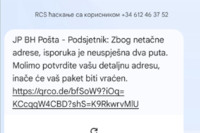 MUP Srpske upozorava na novu SMS prevaru, cilj krađa ličnih podataka