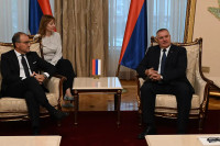 Višković sa Sorekom: Srpska u procesu evropskih integracija napravila najveći napredak