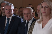 Željka Cvijanović na prijemu u Ambasadi Mađarske