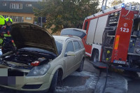 Gorio automobil u Banjaluci (FOTO)