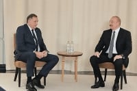 Dodik sa Alijevim: Srpska želi da razvija odnose sa Azerbejdžanom