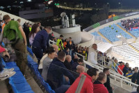 Napad na pristalice Borca (VIDEO)