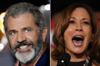 Mel Gibson: Kamala Haris je pametna ko drvena ograda