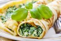 Recept dana: Palačinke sa špinatom i sirom