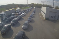 Duge kolone na graničnim prelazima