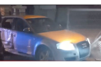 „Audijem“ se zabio u ogradu ispred diskonta pića u Banjaluci
