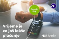NLB Banka Banja Luka prva na tržištu omogućila plaćanje putem Garmin pametnog sata