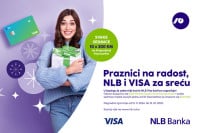 U šopingu je zabavnije kad te NLB Visa kartica nagrađuje