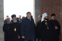 Dodik i Kalabuhov obišli gradilište srpsko-ruskog hrama u Banjaluci