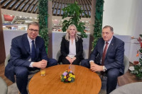 Dodik, Cvijanović i Vučić na sajmu Vinska vizija Otvorenog Balkana