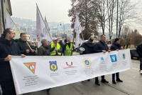 Protest radnika u Sarajevu