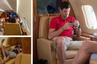 Zavirite u privatni avion Novaka Đokovića