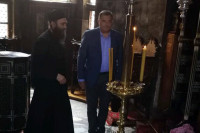 Dodik čestitao slavu manastiru Hilandar