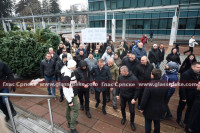 Demonstranti ispred zgrade Vlade Srpske