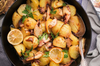 Recept dana: Lignje i krompir iz rerne