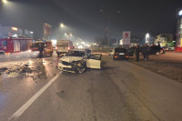 Sudar tri automobila u Banjaluci, intervenisali i vatrogasci (FOTO)